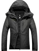 RRP £79.93 GEMYSE Women's Mountain Waterproof Ski Jacket Windproof