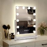 RRP £60.17 TUREWELL Hollywood Makeup Mirror with Lights