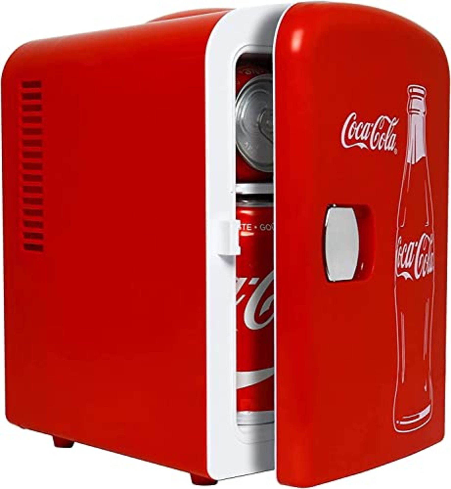 RRP £41.30 Coca Cola (Classic) 4 Liter/6 Can Portable Fridge/Mini Cooler for Food