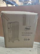 RRP £89.32 Neo 2500W 11 Fin Electric Oil Filled Radiator Portable