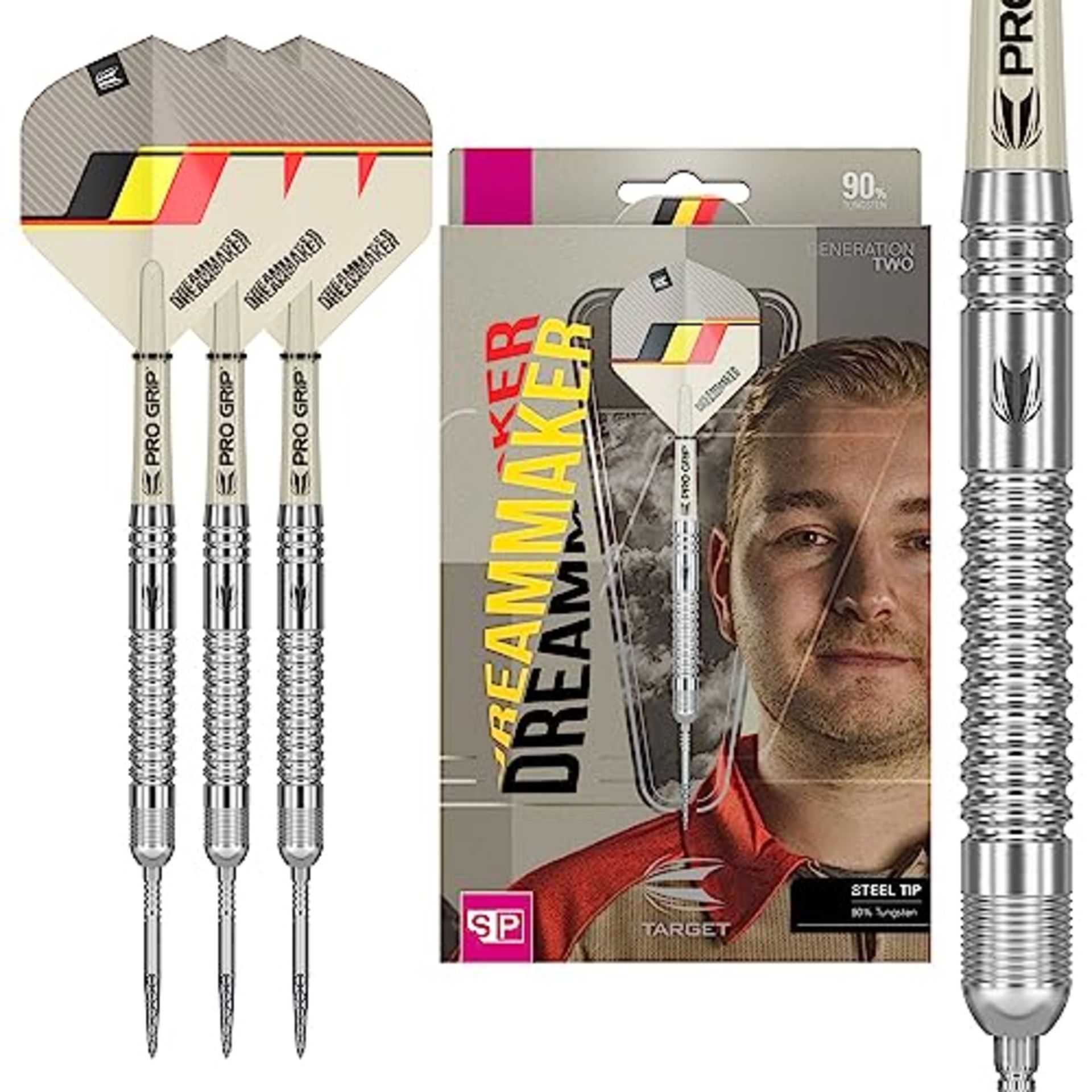 RRP £54.78 Target Darts Dimitri Van den Bergh Dream Maker G2 21G