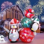 RRP £53.59 Coikes 6.4FT Christmas Inflatables Outdoor Decoration