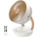 RRP £89.32 MYCARBON Silent Fan Electric Desk Fan Oscillating Cooling Fans Air Circulator