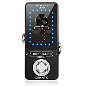 RRP £54.58 LEKATO Guitar Looper Effect Pedal with 9 Loops Built-in