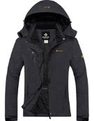 RRP £79.10 GEMYSE Women's Mountain Waterproof Ski Jacket Windproof