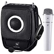 RRP £150.74 Voice Amplifier with 2 Wireless Microphones
