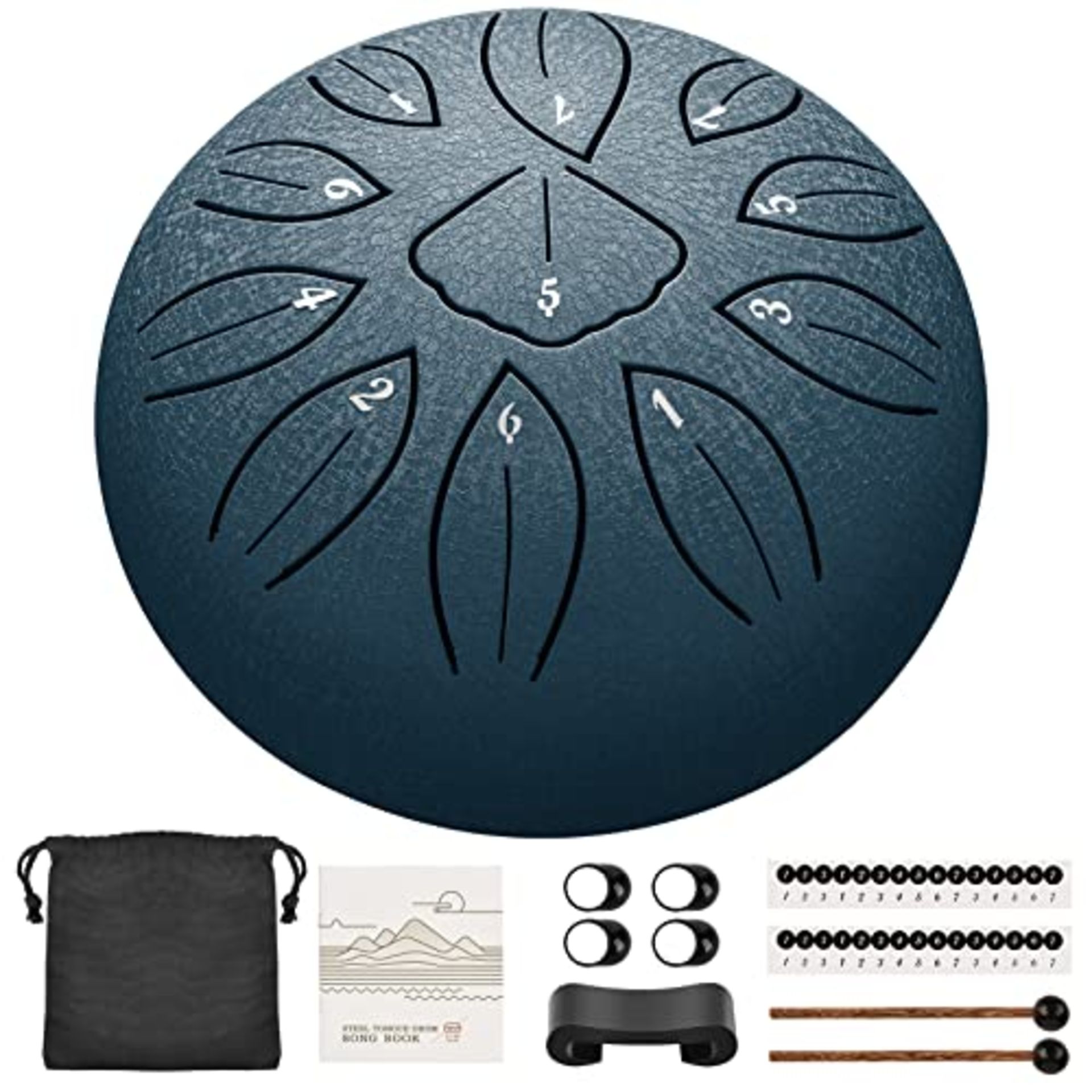 RRP £38.74 LEKATO Steel Tongue Drum 6 Inch 11 Notes