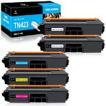 RRP £78.15 LeciRoba TN-423 for Brother TN423 TN421 toner and for