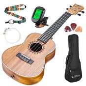 RRP £55.26 LEKATO 23 Inch Ukulele Kit for Adults Concert Ukulele