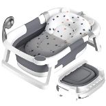 RRP £37.09 Rabb 1st Baby Bathtub Foldable Baby Bath Essentials