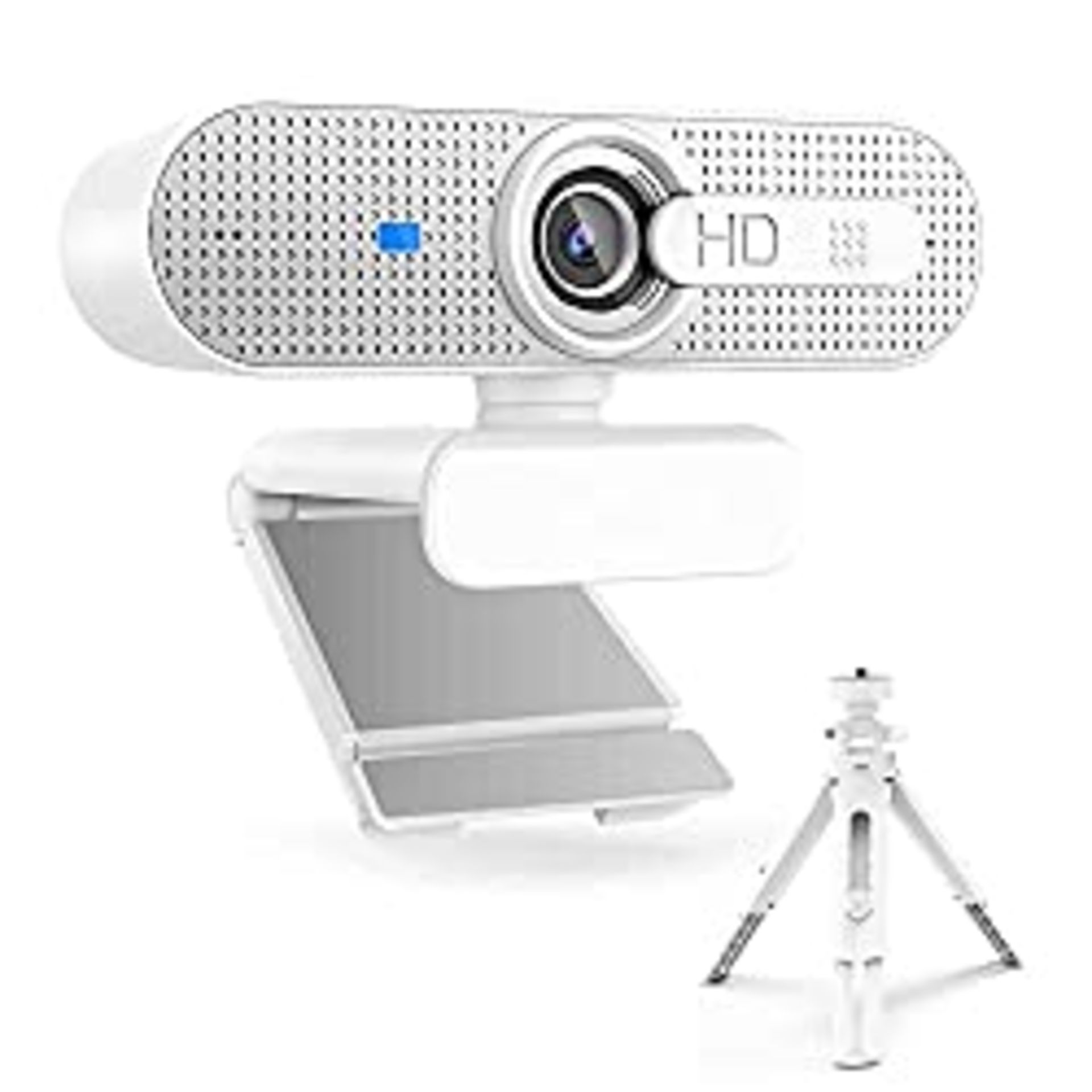 RRP £21.20 HD 1080P Webcam with Tripod for Computer PC Laptop with Autofocus