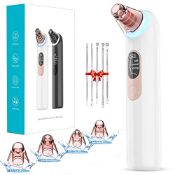 RRP £22.32 Blackhead Remover Vacuum Pore Cleaner Acne Comedone Extractor (202W-3)