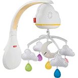 RRP £25.67 Fisher-Price Sound Machine Calming Clouds Mobile &