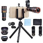 RRP £25.41 APEXEL Phone Camera Lens 2in1 Phone Camera Lens Kit