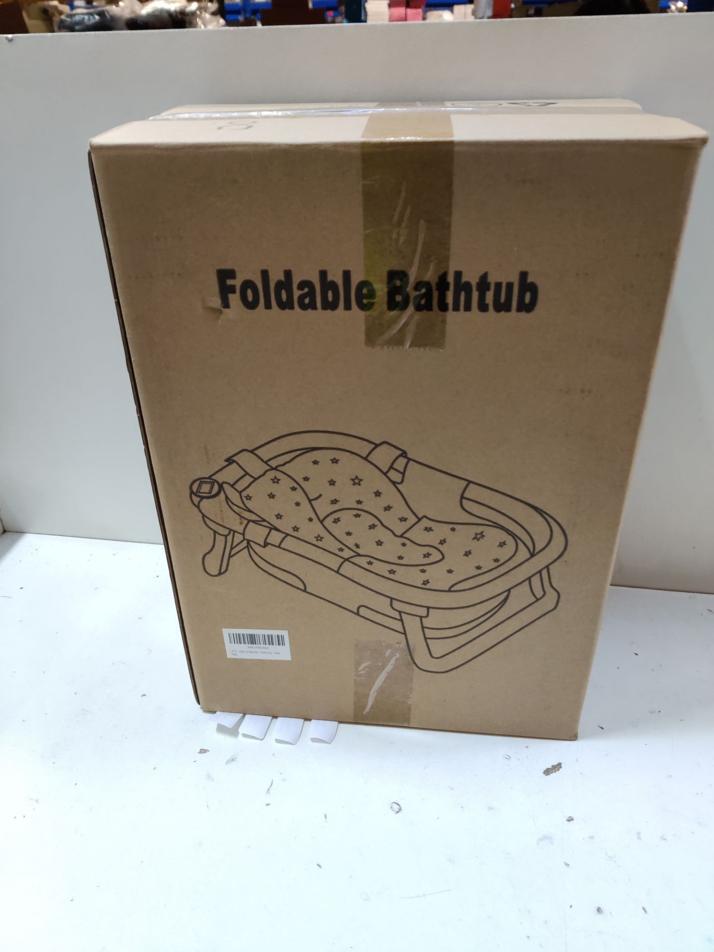 RRP £37.09 Rabb 1st Baby Bathtub Foldable Baby Bath Essentials - Image 2 of 2