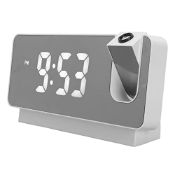 RRP £24.92 LED Projection Alarm Clock for Bedroom