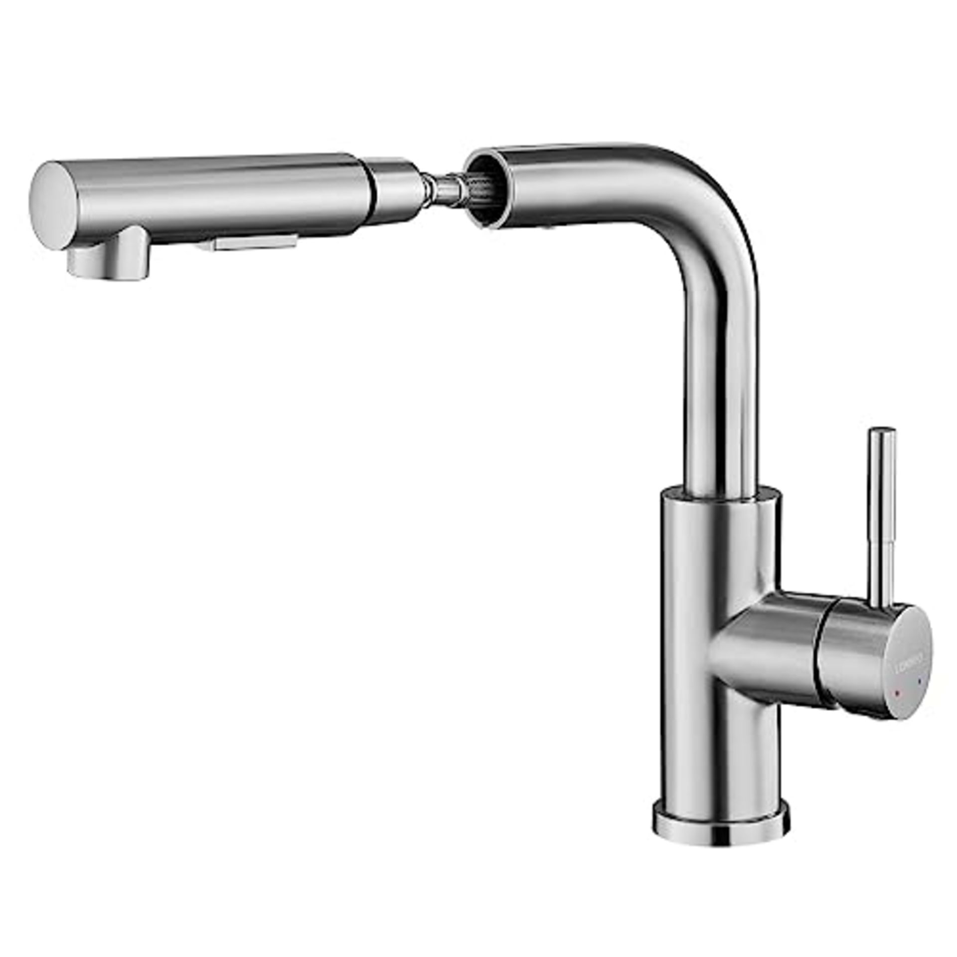 RRP £63.64 Kitchen Taps Mixer with Pull Out Spray