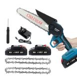 RRP £44.65 Mini Chainsaw Cordless