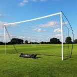 RRP £111.65 QUICKPLAY KICKSTER 16x7ft Football Goal Quick Setup