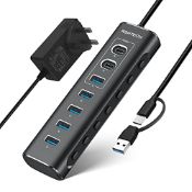 RRP £41.30 RSHTECH Powered USB 3.1/3.2 Hub