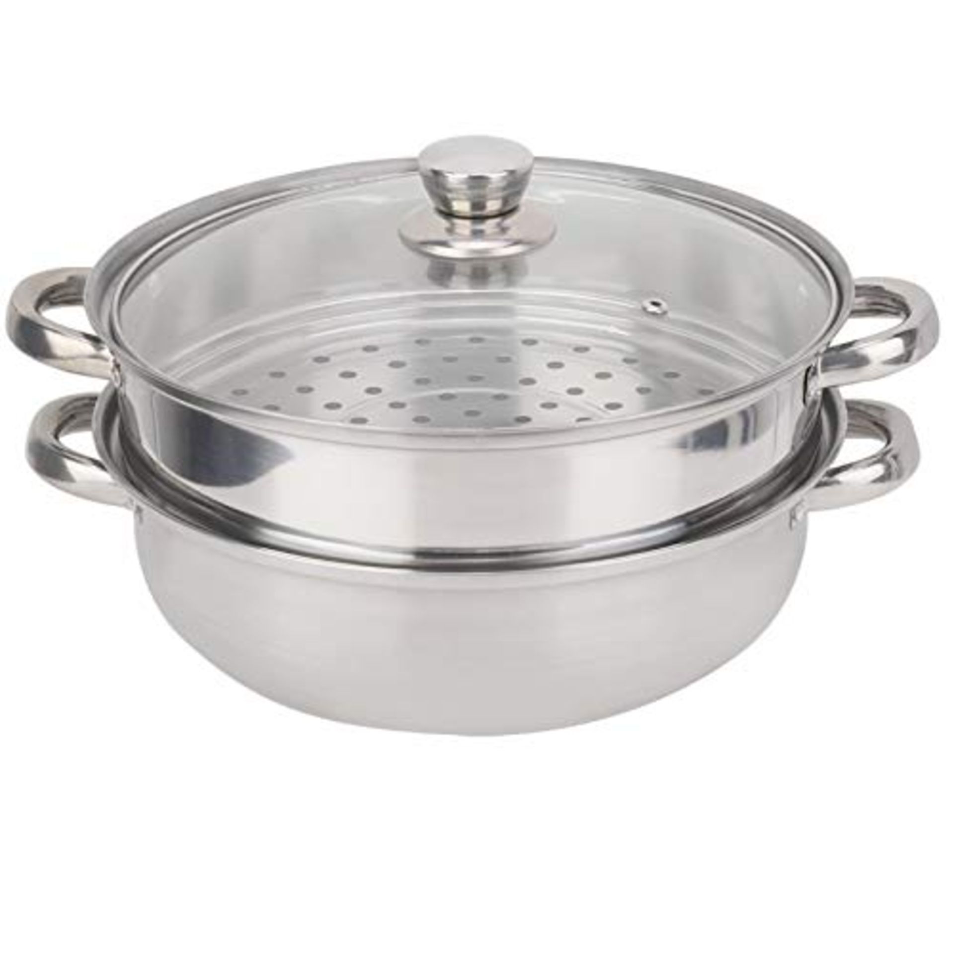 RRP £47.09 2 Tier Stainless Steel Steamer