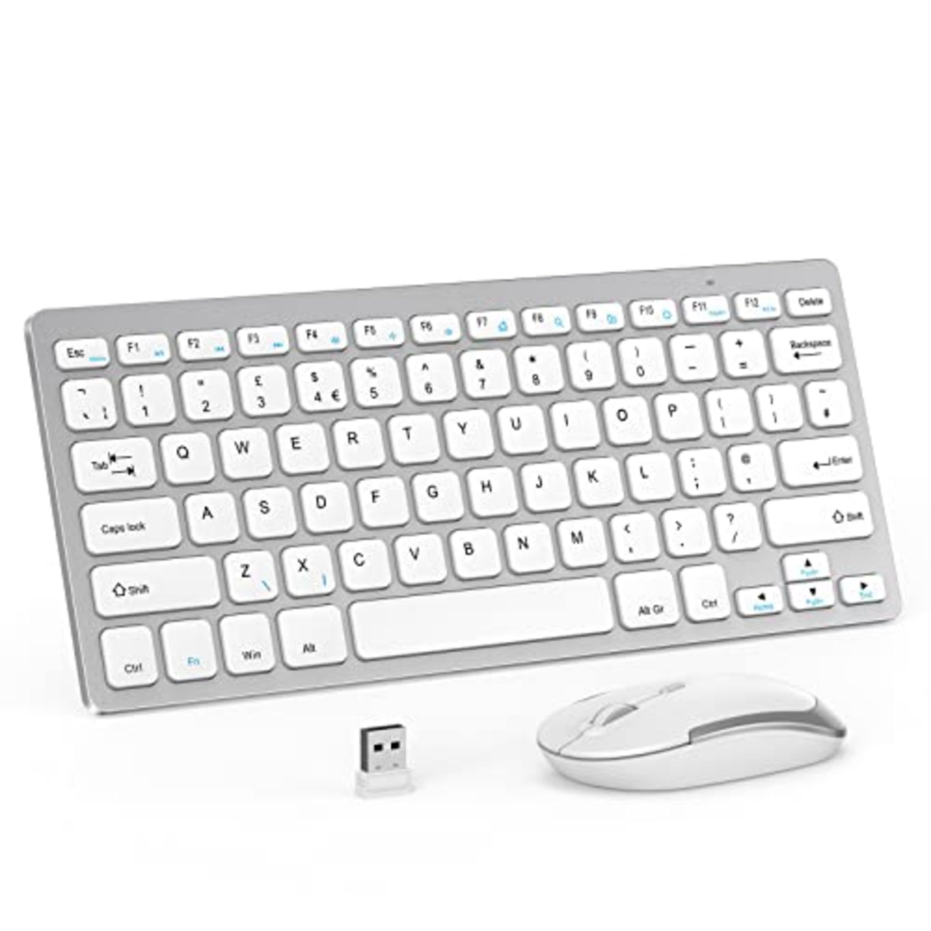 RRP £27.90 Compact Wireless Keyboard and Mouse Combo