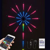 RRP £44.65 Bluetooth Firework LED Strip Light 360LEDs with Remote Control