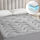 RRP £44.65 EHEYCIGA Memory Foam Mattress Topper Single Bed