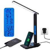 RRP £28.84 LED Desk Lamp with 10W Wireless Charger