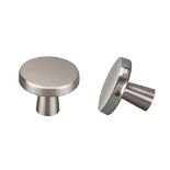 RRP £35.86 LONTAN 20 Pack Brushed Nickel Cabinet Knobs Round Drawer