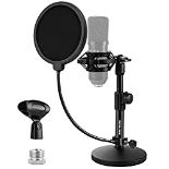 RRP £25.67 BILIONE Upgraded Desktop Microphone Stand