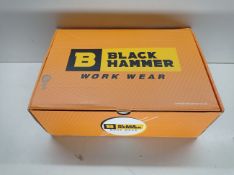 RRP £37.51 Black Hammer Safety Boots Steel Toe Cap Mens Oil &