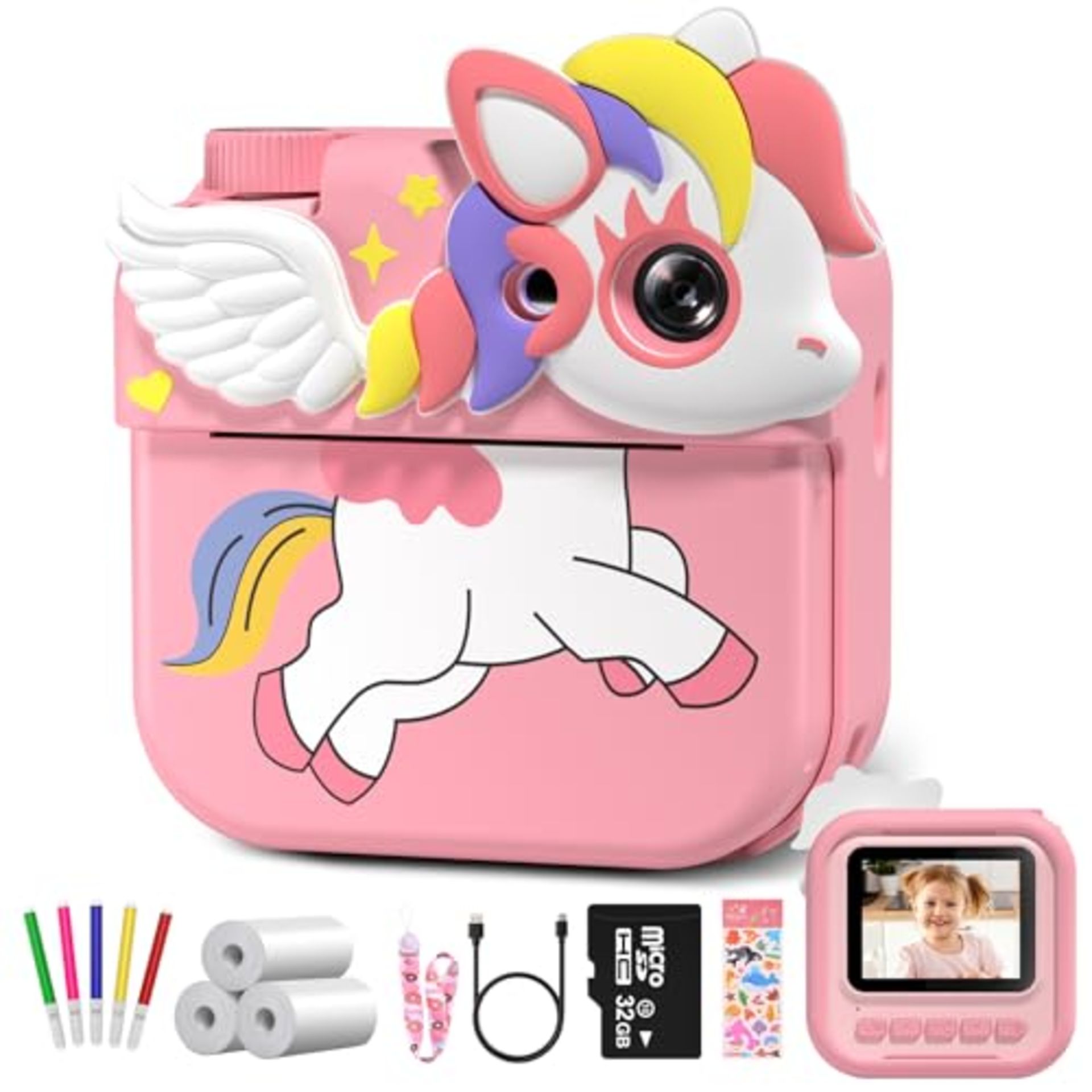 RRP £38.93 Hangrui Kids Instant Print Camera