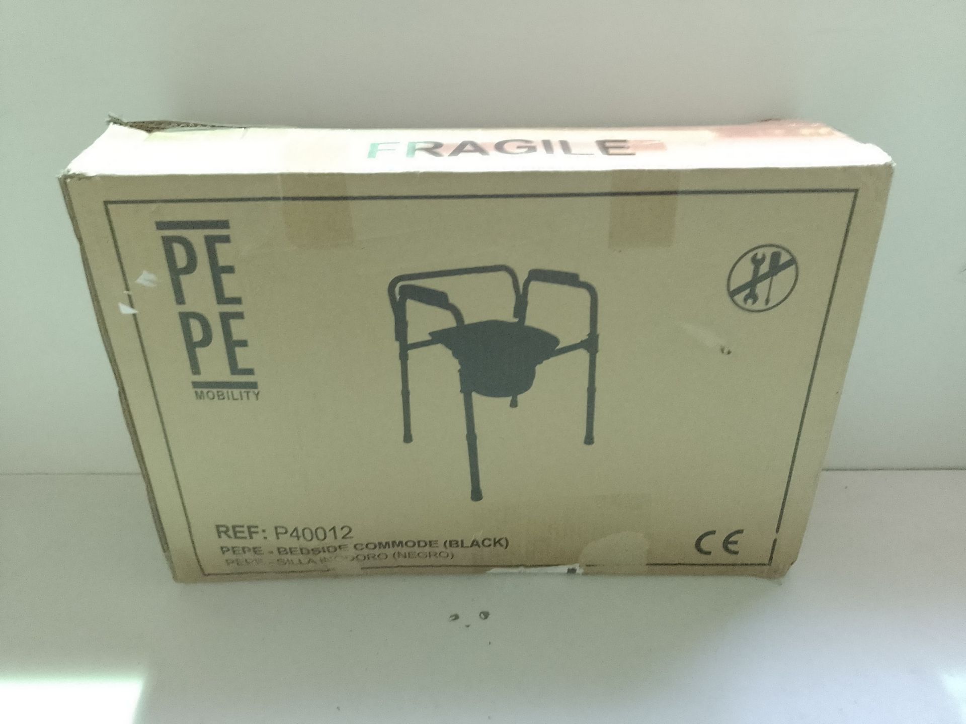 RRP £83.74 Pepe - Commode Toilet Chair for Bedroom - Image 2 of 2