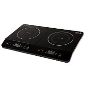RRP £94.90 Abode Double Induction Hob Portable Digital Touch Control