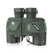 RRP £96.76 Aomekie Waterproof Binoculars 10X50 for Adults Marine