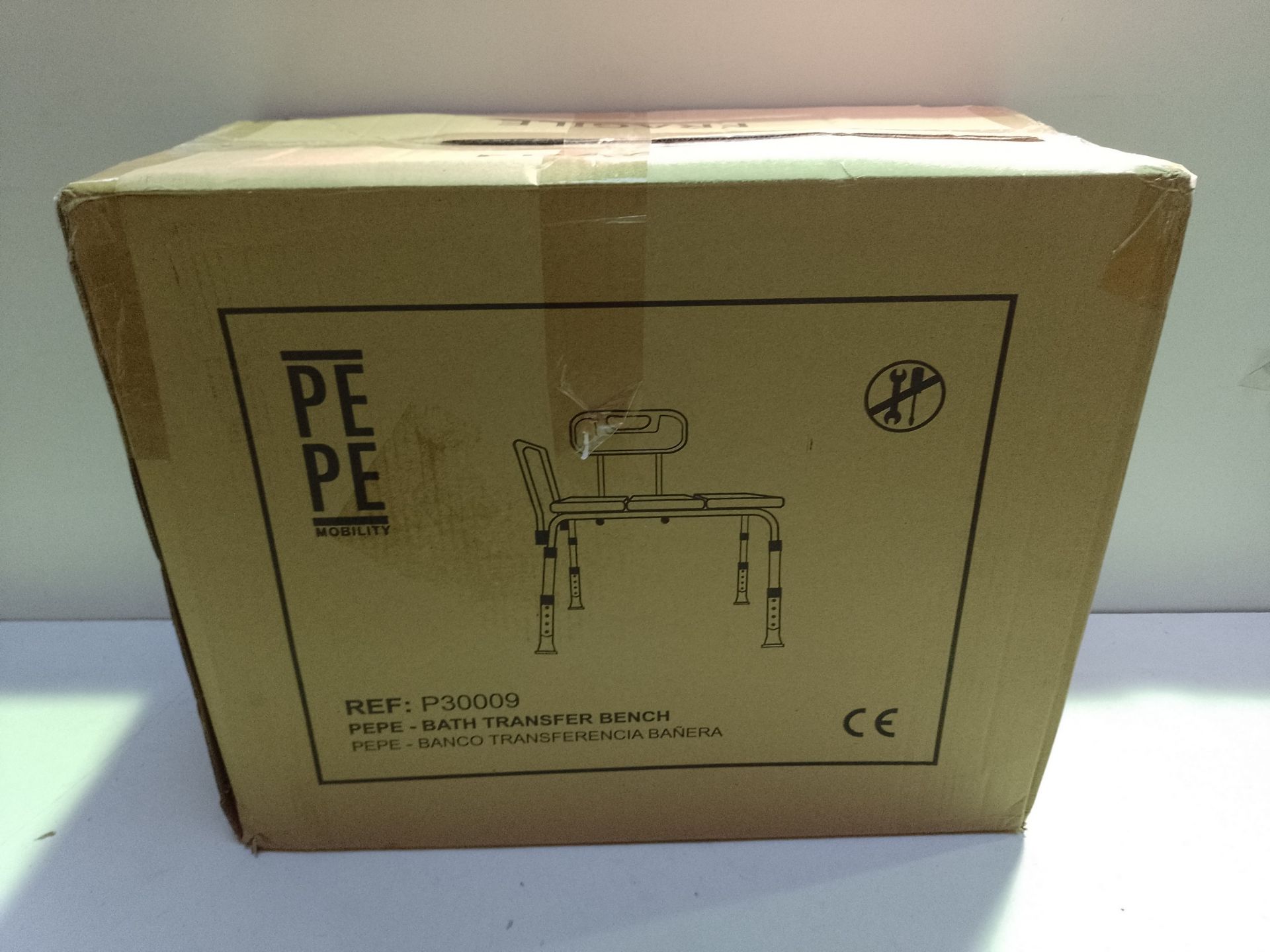 RRP £111.65 PEPE - Bath Transfer Bench for Disabled - Image 2 of 2