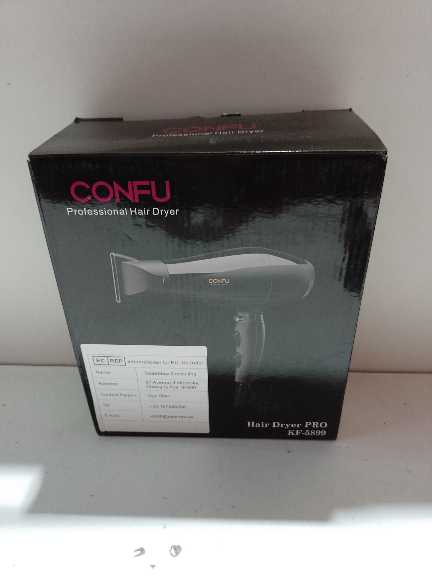 RRP £29.02 2300W Professional Hair Dryer with 2 Speed & 3 Heat - Image 2 of 2