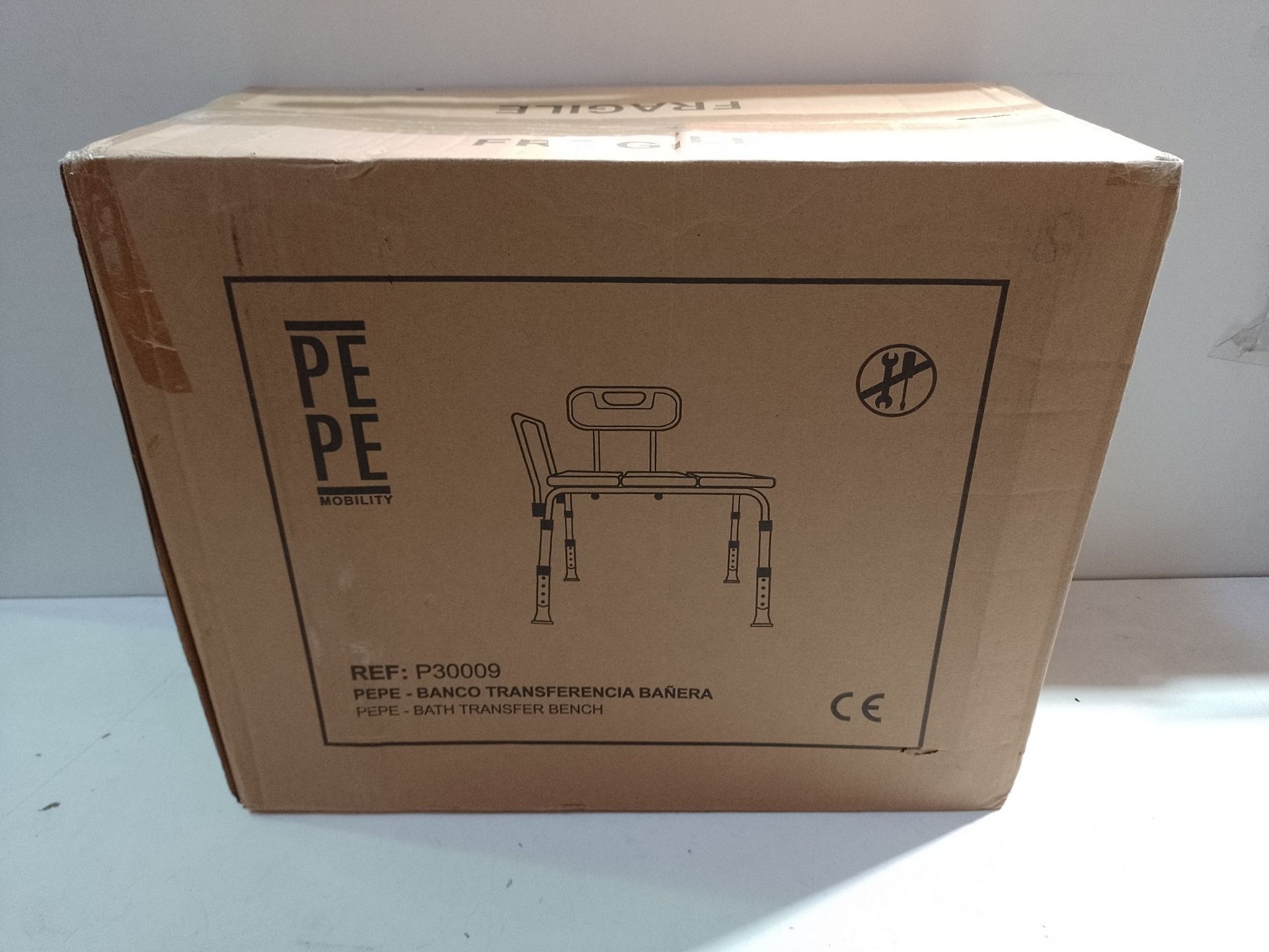 RRP £111.65 PEPE - Bath Transfer Bench for Disabled - Image 2 of 2