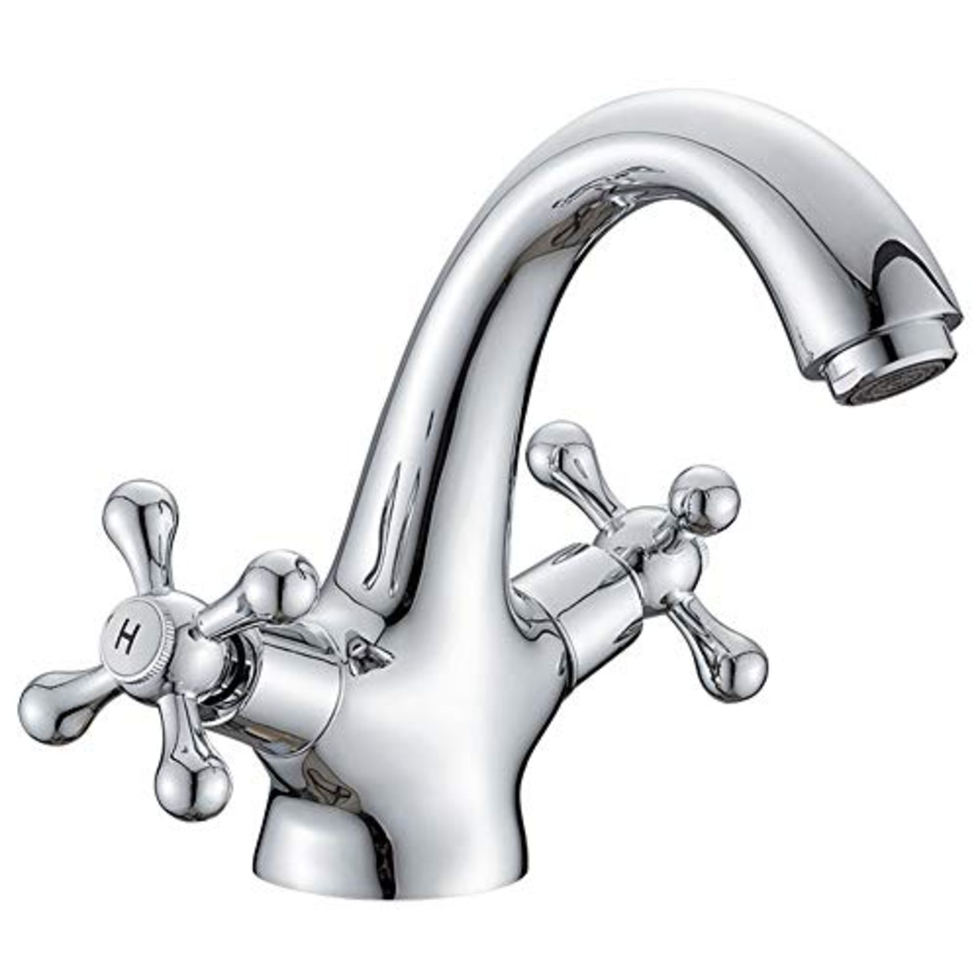 RRP £38.62 Traditional Victorian Monobloc Basin Mixer Tap Vintage