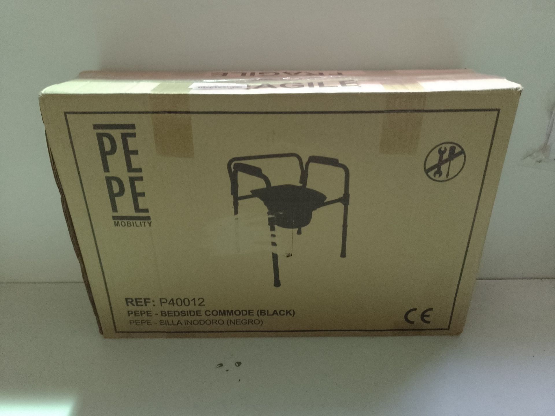 RRP £83.74 Pepe - Commode Toilet Chair for Bedroom - Image 2 of 2