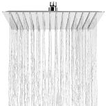 RRP £27.90 HAUSPROFI QV-011 Qliver Square Rain Shower Head