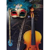 RRP £21.67 Meryi Violin and Mask Jigsaw Puzzles for Adults 1000 Piece