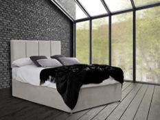 RRP £357.32 GHOST BEDS Fourpanel Venice Plush Divan Bed Headboard (Headboard Only!!)
