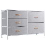 RRP £78.15 Nicehill Dresser for Bedroom with 5 Drawers