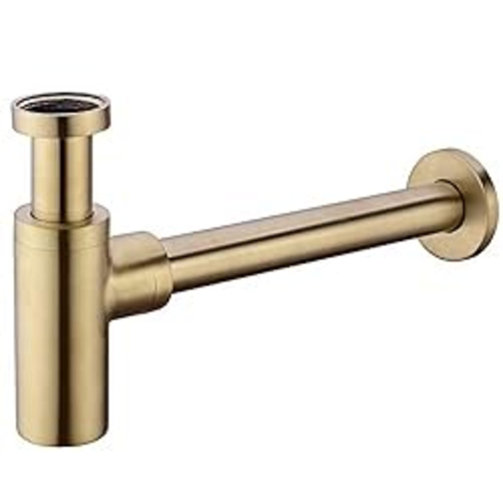 RRP £43.42 TRUSTMI Brass Round Bathroom Sink Bottle Trap Basin