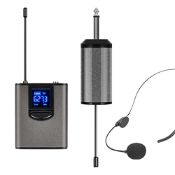 RRP £25.66 Wireless Headset Microphone/Lavalier Lapel Mic