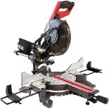 RRP £161.91 Excel 10" 255mm Compound Sliding Mitre Saw Double Bevel 2000W/240V