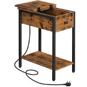 RRP £53.59 HOOBRO Narrow Side Table