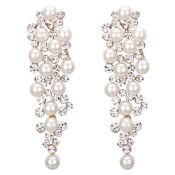 RRP £20.86 Clearine Women's Wedding Bridal Crystal Ivory Color